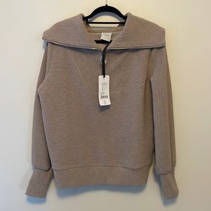 NWT VARLEY Vine Half Zip in Tama color. Size small.